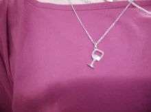 Cadena de oro rosa para mujer, colgante creativo de cristal de copa de vino, circonita AAA, Gargantilla, collares 2019