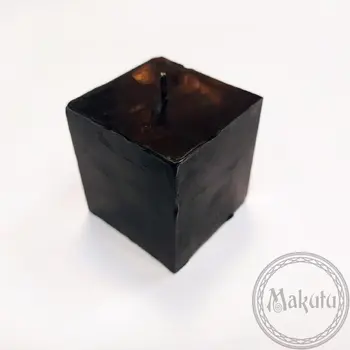 

Candle wax cube Black 6 х6 cm, 12ч. 2 pieces.