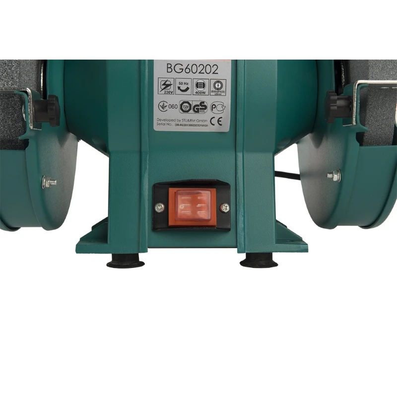 BG60202 Sturm grinder, circle 200x20x16 mm, 400 W, 2950 rpm Dry sharpening Cutting Grinding Roughing Stripping