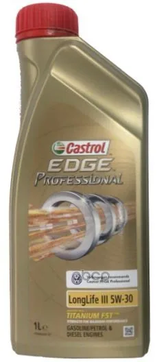 Castrol Масло Моторное 5w-30 Castrol 1л Edge Professional Longlife Iii Titanium Fst Vw