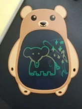 Doodle-Board Drawing-Pad Writing-Tablet Kids 8inch Educational-Toy Colorful-Screen Animals-Shape