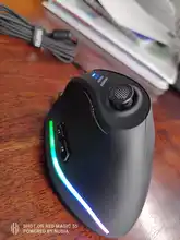 ZELOTES-ratón Vertical para juegos, periférico programable con 11 botones, cable USB, RGB, óptico, remoto, ergonómico, para PUBG LOL