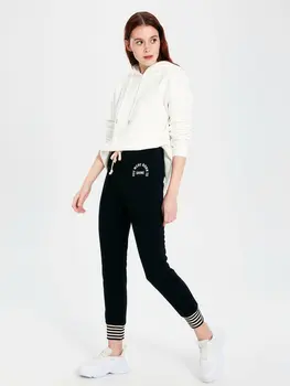 

Lettering Printed Jogger Sweatpants