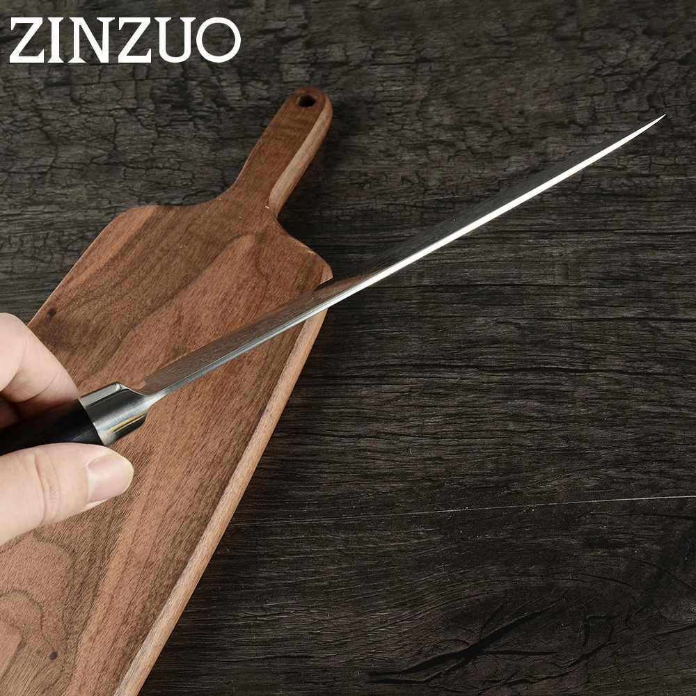 Набор ножей из дамасской стали ZINZUO набор 4 предметов кухонных с Дамасским лезвием