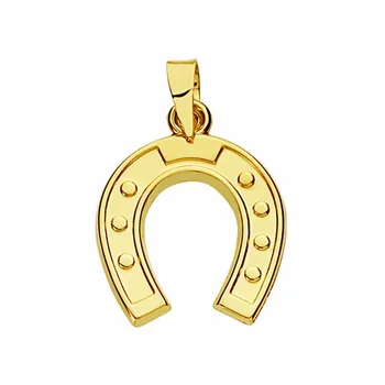 

18k gold pendant horseshoe 20mm. [AA1816]