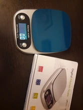 AIRMSEN-báscula de cocina para el hogar balanza electrónica para alimentos, herramienta de medición de escala para hornear, plataforma de acero inoxidable con pantalla LCD de 1g