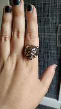 Punk personalidad de los hombres anillo de tigre de los hombres exquisita joyería de titanio anillo de acero (tamaño: 8-11)