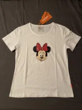 Camiseta de algodón con estampado de Mickey Mouse para niños, ropa familiar de dibujos animados con el mismo aspecto, para vacaciones