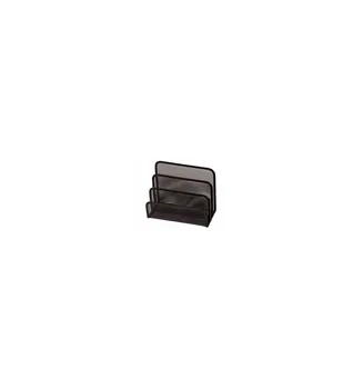 

Card Holder Q-CONNECT -METALICO grid black-175X140X82 MM