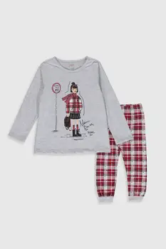 

2020 Autumn Winter Toddler Girl Pajamas Set Children Plaid Printed Cotton Clothing Outfit Suit Kids Tracksuit Girls Clothes Sets