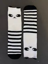 Bebé Calcetines de algodón Niño chica pierna alto rodilla grande y caliente corta de NIÑOS Calcetines niños calcetines de ratón de dibujos animados fox totoro estilo de patrón