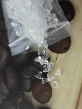 200 unids/lote de pendiente de silicona ronda enchufe de oído bloqueado tapas pendientes tapones traseros para piezas de DIY hallazgos de la joyería de hacer