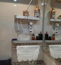 Storage-Rack-Hanger Shelves Basket-Sets Bar-Holder Bath-Towel Bathroom-Accessories Wall-Mounted