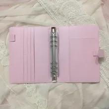 Carpeta de archivos recargable para Notebook, funda para Bloc de notas, carpeta de cuero, suministros de oficina, novedad