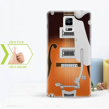 

Personalized Custom Samsung Galaxy Note 4 Slim Clear Silicone Phone Cover (Guitar Temalı-3)