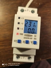 Voltmeter Protector Current Din-Rail Over-Under-Voltage Adjustable 230V 110V Kwh 63A
