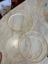Guirnalda colgante artesanal de ratán/bambú/Metal, anillo de hierro para puerta, decoraciones para fiestas, bodas y Pascuas, 10-40cm