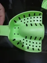 10 uds/set plástico Dental de acero impresión bandeja de impresión de malla de metal 10 Uds de plástico materiales de Metal impresión Dental bandejas