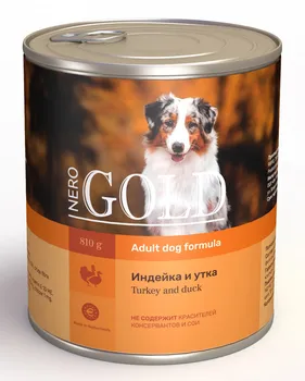 

Nero gold canned food for dogs "turkey and duck" 0,81 kg x 6 PCs