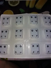 Pendiente de pistola para Piercing en la oreja, juego desechable hipoalergénico, joyería, 12 pares