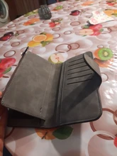 Billetera Baellerry de cuero de las mujeres de lujo tarjeta soporte embrague Casual mujeres carteras bolsillo con cremallera bolsillo Hasp cartera mujer bolso