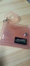 Bentoy-cartera transparente de PVC con cuello corto para mujer, monedero holográfico láser Milkjoy, tarjetero con letras brillantes