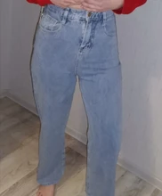 Leg-Jeans Trousers Clothing Pants Bottom Vintage Streetwear High-Waist Wide Baggy Denim