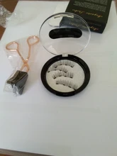 2 pares de 4 pestañas naturales magnéticas, pestaña reutilizable, pestañas postizas, rizador de pestañas quantum, fácil de llevar y transportar