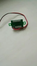 Mini Módulo de pantalla LED Digital, bricolaje, rojo y azul, voltímetro de DC2.5V-32V DC0-100V, medidor de contador de voltaje, Panel para motocicleta y coche