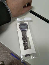 Reloj Digital de lujo para Hombre, pulsera de eslabones de acero inoxidable, de negocios, electrónico, a la moda