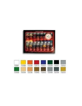

SET ACRYLIC COLOR GAME WITH 16 COLORS FOR METALS AND PLASTICS BOATS 17 ML