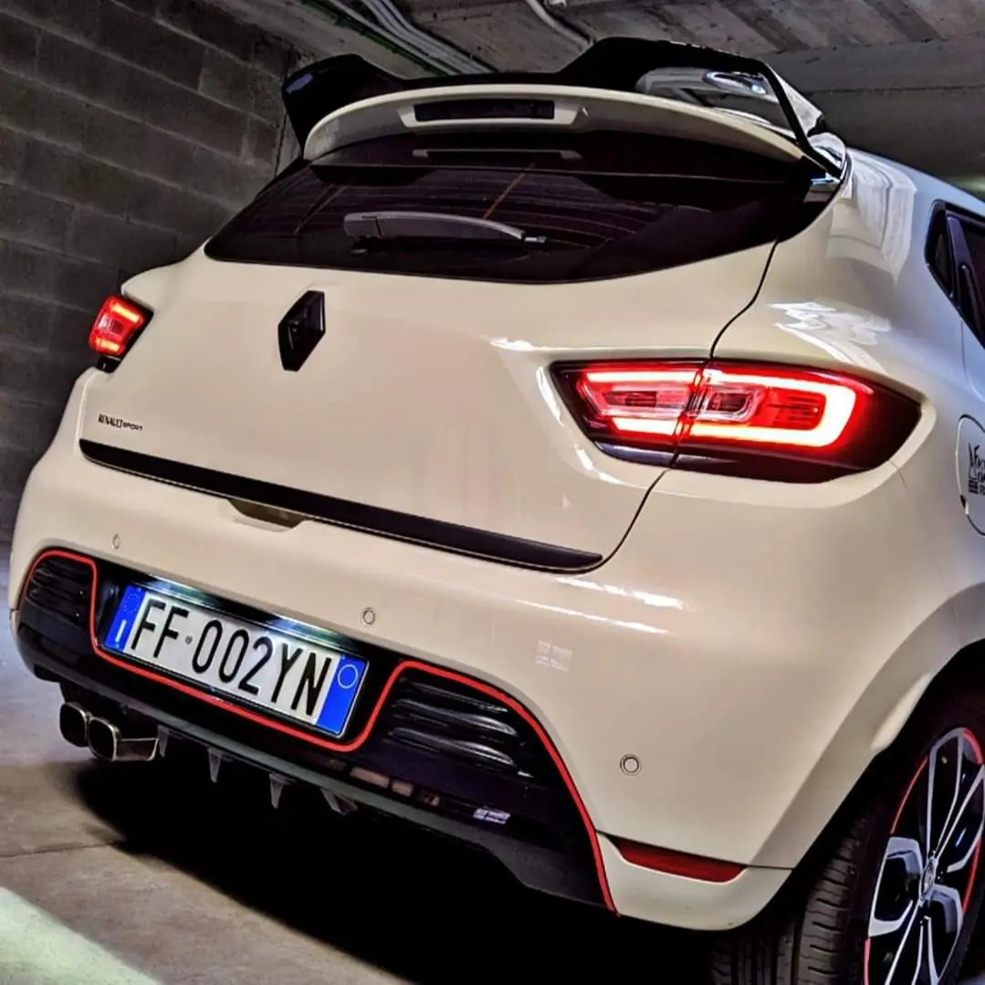 Пластиковый спойлер для Renault Clio 4 RS V 2012-2020 Plastik clio задний 2012 - 2019 HB | Автомобили и