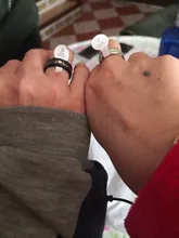 Anillo luminoso de acero inoxidable para hombre y mujer, joyería que brilla en la oscuridad