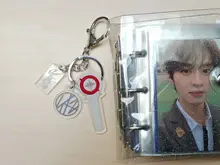 LLavero de acrílico con palo de luz para niños, Mini llavero colgante de alta calidad, k-pop straykids, 1 Uds.