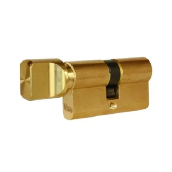 

VIRO 941.6 KA cylinder double contoured knob mm.70 D (30 + 40) brass 1 key