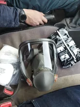 Respirador de cara completa antiniebla 6800, mascarilla de Gas para pintura Industrial, mascarilla para fumigación, seguridad, filtro de trabajo, protección de formaldehído