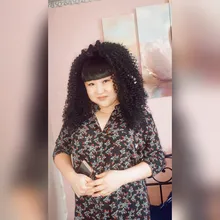 Extensión de pelo rizado Afro sintético natural para mujer, mechones de pelo ondulado de 24 pulgadas, de fibra de alta temperatura, color negro, 2 uds.
