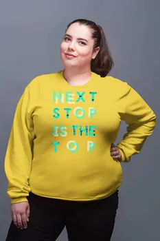 

Angemiel Wear Next Stop IC The Top Yellow Women Sweatshirts