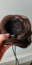 Similler-extensiones de pelo sintético rizado, coletero elástico con cordón, 34 colores disponibles, 613 # 1B 2 # 99J