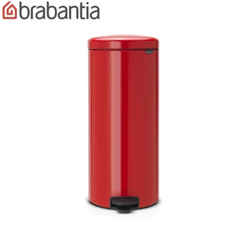 

Бак мусорный Brabantia "NewIcon" с педалью, красный, 30л. 111808
