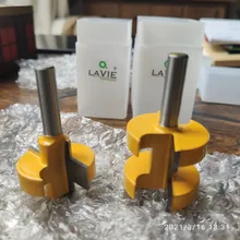 Cortador de dientes cuadrado con ranura en T, vástago de 8MM, fresa, cuchillo de tallado, brocas de enrutador para madera, herramienta para carpintería, 2 uds.