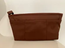 Bolso organizador de maquillaje para mujer, bolsa de base portátil de nailon de calidad, para Neverfull PM MM GM, hecho a mano
