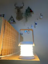 Lantern-Lamp Led-Night-Light Bedside Dimmable Bedroom Reading Touch Kids Gift Usb Rechargeable