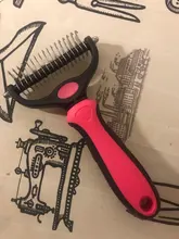 Pelo de mascota cortador de nudos perro cepillado y caída de pelo herramientas Gato del pelo del cepillo del peine de doble cara productos para mascotas