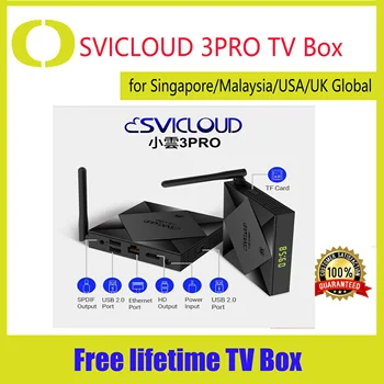 

New Arrival!! SVICloud 3PRO 2020 SG MY free lifetime TV Box Voice control IPTV Box for China HK Singapore MY USA UK Global use