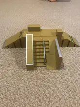 Mini Tabla de Patinaje con los dedos de aleación, juguetes de combinación monopatín para niños, pista de rampa, juego de juguetes educativos para niños, regalos de cumpleaños