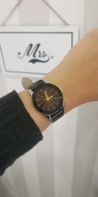 Reloj de pulsera de cuarzo con diamantes para hombre y mujer, cronógrafo minimalista con correa de cuero y diamantes, regalo, Unisex