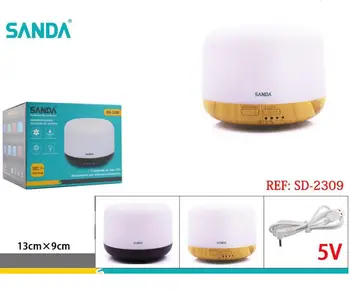 

Home Ultrasonic Air Humidifier Aromatherapy Essential Oil Diffuser 7 Color Change LED Night Light 300ml