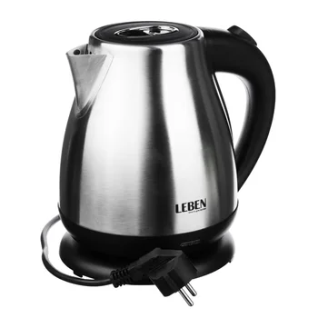 

ELECTRIC KETTLE 1, 7 L LEBEN, 1850 W, STAINLESS STEEL AUTO SHUT-OFF, BEAUTIFUL AND STYLISH, FOR TEA PARTY, HOUSE GARDEN, FREE DE