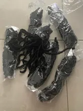 Trenzas de pelo de ganchillo, pelo corto sintético desgastado, trenzas de ganchillo precortadas, Natural, despeinado
